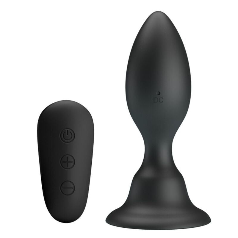 MR PLAY - PLUG ANAL AVEC TÉLÉCOMMANDE ET VIBRATION NOIR