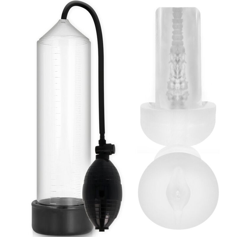 PUMP ADDICTED - RX3 TRANSPARANT MET PLEASURE SLEEVE