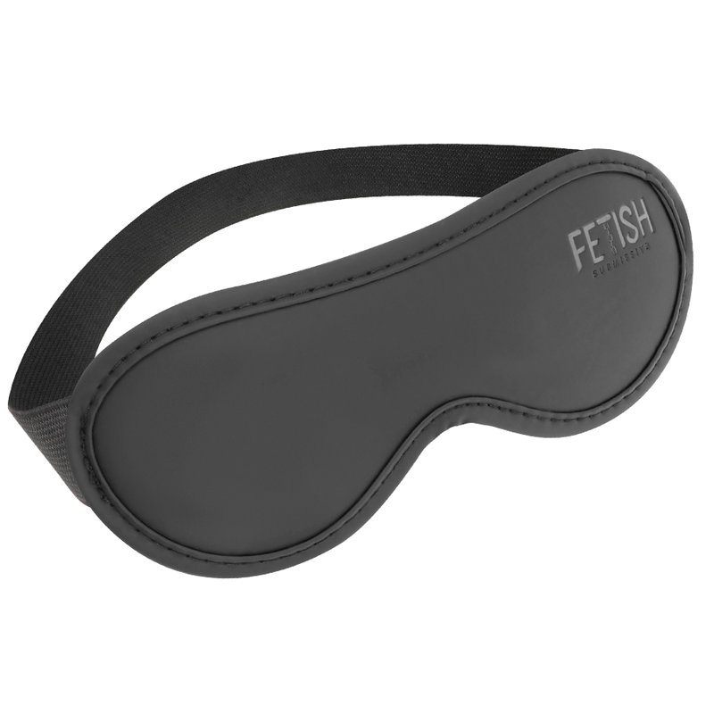 FETISH SUBMISSIVE - VEGAN LEREN MASKER II MET NOPREEN VOERING