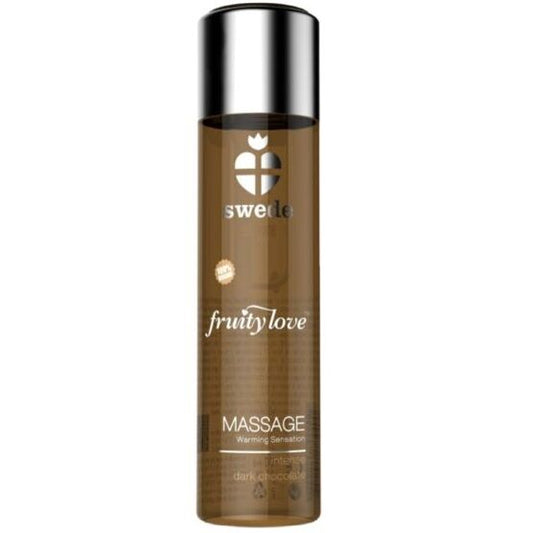 SWEDE - FRUITY LOVE VERWARMENDE MASSAGEOLIE INTENSE PURE CHOCOLADE 60 ML