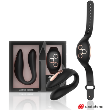 ANNE'S DESIRE - DUAL PLEASURE TECHNOLOG A WATCHME ZWART/GOUD